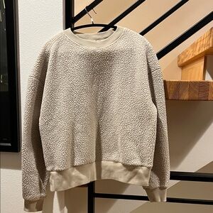 Everlane Cream Textured Sweater